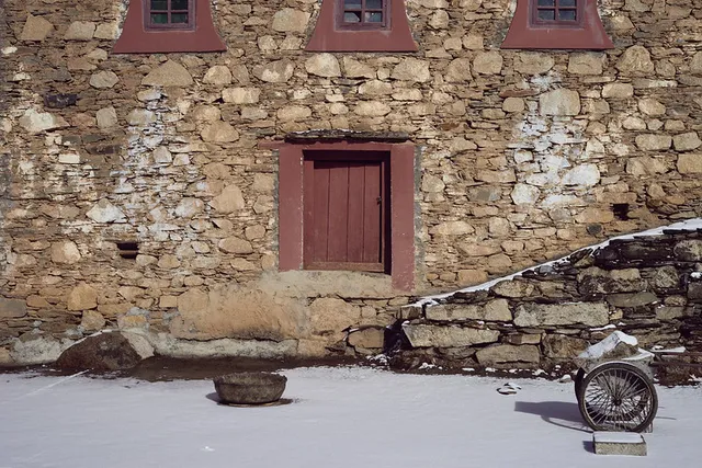 Siguniangshan Town after the snow