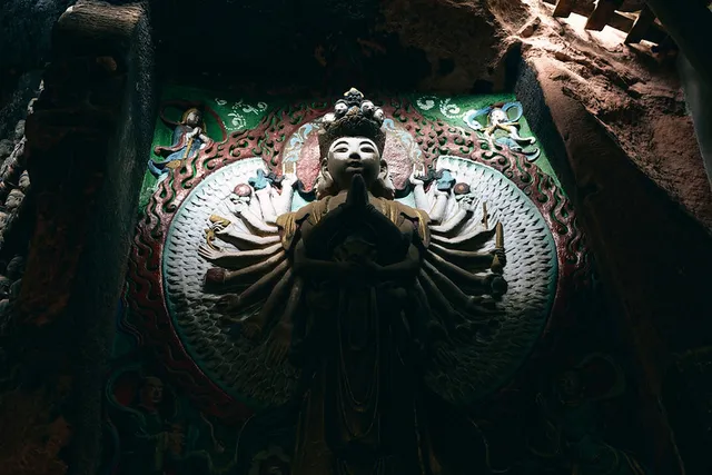 Cliff Carvings of the God of Medicine