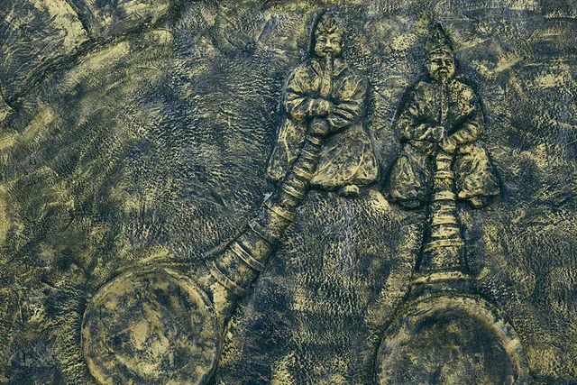 Murals in Muli Temple